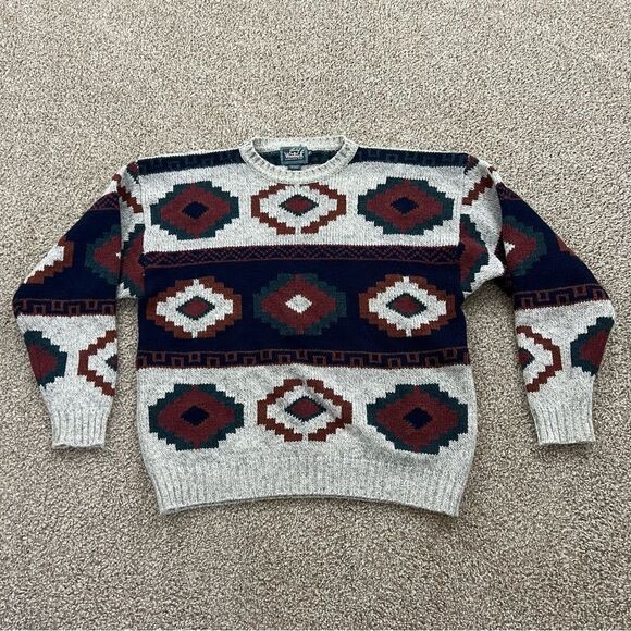 Vintage Woolrich Southwestern Aztec Sweater men's XL - Picture 7 of 7